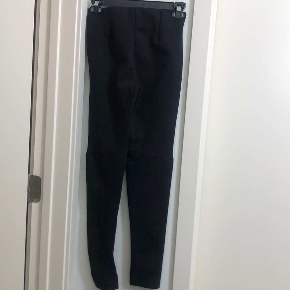 Zara Basic Thick Leggings With Zipper Detail - image 6